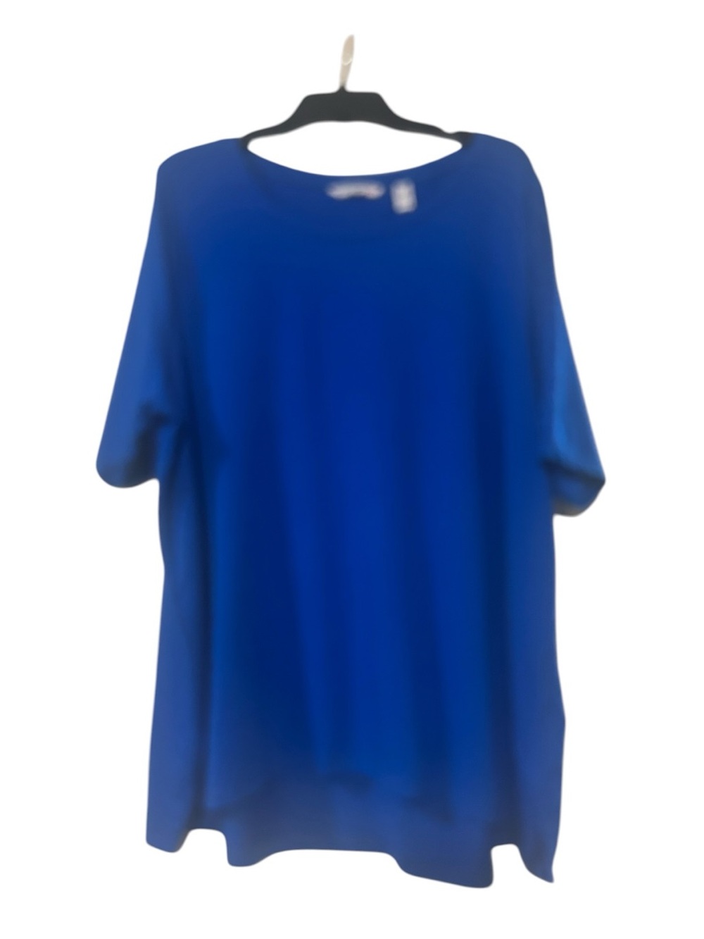 Isaac Mizrahi Cobalt Blue Tunic Elevated T-shirt